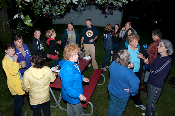 People enjoying fellowshipping